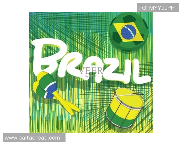 巴西足球明星插画图展现激情与荣耀的艺术之旅